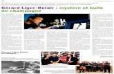 Gérard Liger-Belair : mystère et bulle de champagne€¦ · «A l’Académie des Sciences de New-York, en avril 2008, je présente la version anglaise de mon ouvrage «La science