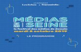le festival des médias de demain mardi 8 octobre 2019€¦ · 15h-15h20 • keynote/présentation DÉTECTION DE SIGNAUX FAIBLES : QUAND L’INTELLIGENCE ARTIFICIELLE RÉINVENTE LE