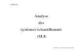 Analyse des systèmes échantillonnés (SLI) · En résumé: ENAC11 – Automatique Echantillonnée7 Critères de stabilité La stabilité d un système passe par la détermination