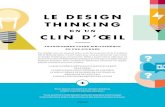 LE DESIGN THINKING...Le design thinking est à la fois une méthode et un état d’esprit qui peuvent servir à relever les défis quotidiens dans une bibliothèque. Vous pouvez y
