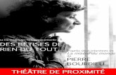 La Cie Théâtre des Turbulences présente DES BÊTISES DE · Théâtre de Clermont-l’Hérault Scène conventionnée, Subventionné par l’Acsé et la région IDF, avec le soutien