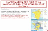 L'AFFIRMATION DES ROIS ET LA NAISSANCE D'UN ETAT ...descartes-col.spip.ac-rouen.fr/IMG/pdf/5e3_-_fiche_8_-_feodalite_cou… · La féodalité c'est le lien et les obligations entre