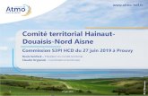Comité territorial Hainaut-Douaisis-Nord Aisne · EPCI en 2017, 2018, 2019) et la couverture s‘étend, en termes de collaborations, avec les associatifs et les partenaires recherche