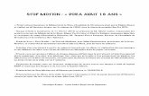 STOP MOTION : « DORA AVAIT 16 ANS...STOP MOTION : « DORA AVAIT 16 ANS » • Projet subventionné par le Mémorial de la Shoa, l’Académie de Strasbourg ainsi que la Région Alsace