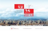 avril 12 canadien Congrès 14 respiratoire 2018 · 2018-03-26 · Programme Préliminaire 3 2018 Congrès Canadien sur la santé resPiratoire Confirmation Une confirmation et un reçu