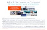 LCL 3 Horizons AV (Mai 2020) · LCL 3 Horizons AV (Mai 2020) est un placement duneduréemaximum de 6 ans, liéaux marchésactions de la zone euro au travers de lIndice Euro Stoxx