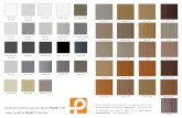 Guide des ouleurs pour les rideaux Plastil en PP Colour ...For information only, colours or shades can be slightly different. +44 (0) 1952 293 737 lan 726 (RAL 9002) lan 776 (RAL 9001)