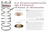 Étudiez en français au Manitoba - La francophonie de l'Ouest, d'hier à demain › cefco › file › CEFCO-40-ans---La... · 2019-01-10 · La création en français au Manitoba