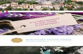 Mise en page 1...Vème siècle, riche de son histoire et de son savoir faire, nous oﬀre un paysage aux couleurs de la Provence : l’émeraude de l’eau du Verdon, le mauve de la