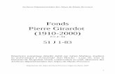 Fonds Pierre Girardot (1910-2000) - Archives départementales des Alpes-de … · 2016-03-25 · 4 ferroviaires, défense de la production locale de lignite et du modèle énergétique