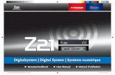 Digitalsystem | Digital System | Système numérique Benutzerhandbuch User Manual Manuel d’utilisation Digitalsystem | Digital System | Système numérique ZZ21-Gebrauchsanleitung-A5quer_06052012_v20.indd
