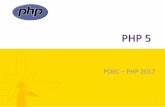 POEC PHP 2017 - Laboratoire d'Informatique et Systèmes › elmouelhia › courses › php › coursPHP.pdf · –Un serveur Web • Le plus utilisé avec PHP est Apache (licence