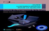 Guide luxembourgeois pour la qualité 2011 · 2020-06-08 · pratiques et répertorie l’ensemble des acteurs clés de la qualité au Luxembourg. Dans cet ordre d’idées, l’édition
