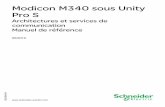 Modicon M340 sous Unity Pro Ssti-monge.fr/.../02/Architectures-et-services-de-communication-unity.… · doivent être respectées lors de l'installation et de l'utilisation de ce