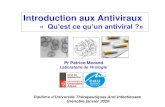 Introduction aux Antiviraux - Infectiologie...Nguyen-Van –Tam JS, Clin Microbiol Infect 2015 Lancet 2015 Avis HCSP 2018 - 11 000 souches (A H1N1/H3N2 / B) 5 continents : ...