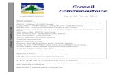 Mardi 23 février 2016 COMMUNAUTE DE COMMUNES L’OREE DE … · 2016-03-04 · L’OREE DE BERCE-BELINOIS. 2 1°/ Modification du règlement intérieur en vue d’intégrer le rapport