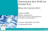 Panorama des EnR en Grand Est...Panorama des EnR en Grand Est--Bilan de l’année 2017 Audrey HAMM DREAL GRAND EST Pôle EnR / Service Aménagement Energies Renouvelables Assises