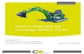 Notice originale de montage MP(T)-72-82 - CHARGEUR · 2020-03-19 · Notice originale de montage MP(T)-72-82 SAS Chargeur Plus 3 rue Jacques de Vaucanson – 17180 Périgny Tél :