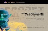 PROJET - APSSAP€¦ · PARTENAIRE DE VOS ACTIONS C.A .du 14 septembre 2017, décision CA-2017-26  PROGRAMME D’ACTION 2018-2020 PROJET