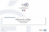Réforme du collège - Académie de Versailles · 2017-07-10 · Page 2 article L111-1 du code de l’éducation, 10 juillet 2013 L'éducation est la première priorité nationale.Le