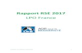 Rapport RSE 2017€¦ · écologiques et sur les éco-gestes. Ambition : participation à l‘enquête de 80% des sites Contexte Une enquête sous forme de QCM a été menée en 2017