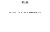 RECUEIL DES ACTES ADMINISTRATIFS · Ordre du jour de la CDAC du 23 février 2016 ... Avis de la Commission Départementale d’Aménagement Commercial de l’Isère réunie le 14