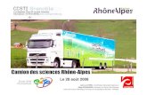 Camion des sciences Rhône-Alpese2phy.in2p3.fr/2008/documents/presentations/Camion_des_sciences… · Camion des Sciences Rhône-Alpes 2006-2009 –Présentation sommaire du projet