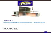 TIFOO · 2020-06-04 · Employez toujours la grande bassine de galvanoplastie à immersion quand vous avez acheté, par exemple, un bidon de 5 litres d'un électrolyte de Tifoo. Vous