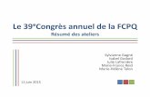 Le 39ᵉCongrès annuel de la FCPQ · Présentateur: Robert Darche, enseignant (durant 35 ans), formateur et conférencier (depuis 20 ans), personne-ressource, et auteur, Services