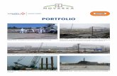 PORTFOLIO - Bouygues Construction · 2019-03-19 · PORTFOLIO Août 2010 : Travaux de terrassement dans la zone de montage des longrines en béton qui permettront de supporter et