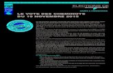 GARES & CONNEXIONS LE VOTE DES CHEMINOTS DU 19 …...Montreuil, novembre 2015 ELECTIONS CE LE VOTE DES CHEMINOTS DU 19 NOVEMBRE 2015 GARES & CONNEXIONS Le 19 novembre prochain, l’ensemble