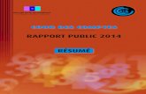 RAPPORT PUBLIC 2014 RÉSUMÉ - Gouvernement … › sites › default › files › Rapport...Cour des Comptes Rapport public 2014 Résumé 10 1.1 Operations du budget general 1.1.1.