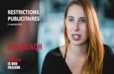 RESTRICTIONS PUBLICITAIRES - Goldbach · Les auteurs de cette présentation et Goldbach Media (Switzerland AG) ne garantissent pas la légalité des informations présentées. Toute
