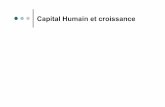 Capital Humain et croissance - Collège de France › media › philippe-aghion › ... · 2015-11-05 · Education et croissance ! Krueger et Lindahl (2001) montrent que le taux