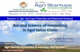 Session: Agri Startups Potential and National Outlook · Session 1: Agri Startups Potential and National Outlook ... Brief Historical Account of Agriculture 2. Commentary on Agri-business