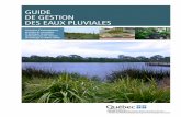Guide de gestion des eaux pluviales - MELCC · 6.4.2.3 Modèle de Green-Ampt 6-21 6.5 Méthodes d’estimation des débits de ruissellement et des hydrogrammes 6-23 6.5.1 Méthode
