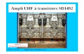 Ampli UHF أ  transistors SD1492 - OK2KKW 432 MHz SD1492... Ampli UHF أ  transistors SD1492 Release 3