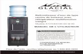 Refroidisseur d’eau de type centre de boisson avec ...glacialhome.com › media › attachment › file › a › 1 › a131... · manuel en entier avant d'assembler, installer