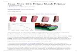 Sous-Vide 101: Prime Steak Primer - bemco · Sous-Vide Steak Prêt à obtenir l'emballage sous vide? Sous-Vide Steak Recette ...