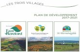 Plan adopté lors des séances des conseils municipaux de ...easthereford.ca/fr/municipalite/documents/TROIS-VILLAGES-PLAN-D… · Plan de développement 2011-2016 des Trois Villages.