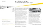 Edito - EY...Edito. 2 Consommer à l’horizon 2020 Quelle consommation demain et quelles transformations pour les entreprises ? (1) (1) Analyse Ernst & Young basée sur des entretiens