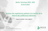 Atelier Technique REES -JGES 16 Avril 2019rees-france.com/wp-content/uploads/2018/09/1ACU-2019-BWS.pdf · 28, rue d’Assas 75006 Paris –France Tel. 01 44 39 16 90 –Fax 01 44