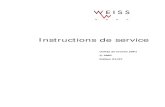 Instructions de service - Siemens...7 SYSTEMES DE SERRAGE DE L'OUTIL 26 7.1 INSTRUCTIONS DE SÉCURIT É 26 7.2 DESCRIPTION DU SYSTÈME DE SERRAGE D'OUTIL HSK-A63 TYP K 27 7.3 DESCRIPTION