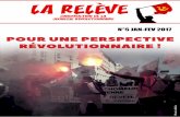 POUR UNE PERsPEctivE RévOlUtiONNaiRE · 2017-02-17 · lisme français, la lutte contre les fauteurs de guerre. ... verra un nouveau jour où les besoins seront satisfaits, ... Vers