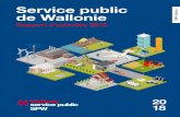 Service public de Wallonie©s/SPW-RA2018.pdf · de la Wallonie à travers son accessible géoportail à tous. En 2018, le nombre de cartes, de données et de services présents dans
