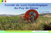 Comité de suivi hydrologique du Puy de Dôme · Direction départementale des territoires du Puy-de-Dôme 11 avril 2019 21/27 Sioule : les barrages de Fades-Besserves et de Queuille