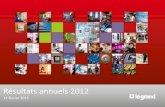 Résultats annuels 2012 - Legrand › sites › default › files › ...Appareillage Forix (Europe de l’Est) Offre CCTV (Monde)(Monde) Systèmes Home Network (Etats-Unis) Appareillage