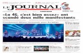 Lundi 27 janvier 2020 No 21 CHF 3.80 «La 4G, c’est bien assez» … · 2020-02-12 · 27/01/20 100% RÉGION LE JOURNAL DU JURA 5 S alle de spectacles, à Saint-Imier, samedi soir.