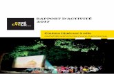 RAPPORT D'ACTIVITÉ 2017 - cinecyclo.com€¦ · Organisation: Chantal Cinécyclo Tour de France - Bourgogne / CTFB Du 04.07 au 04.08 > Plus de 900 km sur les routes de Bourgogne,