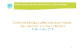 Comité de pilotage Contrats de bassin versant Haut ... · COPIL Contrats BV Haut-Couesnon et Loisance Minette Les grands enjeux du SAGE déclinés en 81 dispositions et 3 règles